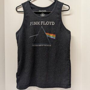 Pink Floyd Dark Side of the Moon Graphic Tank Top in Charcoal Gray